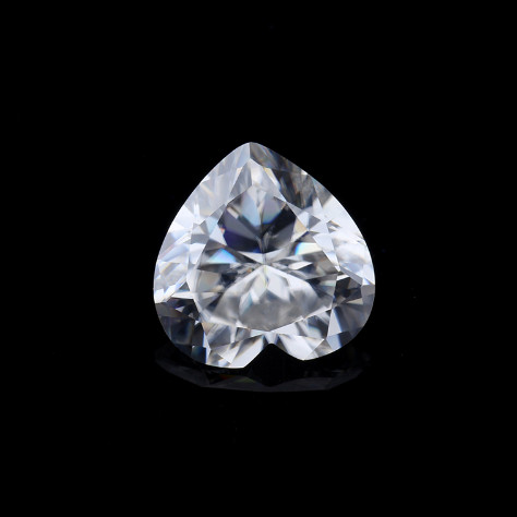 Unique Genuine Heart Shape Diamond Moissanite DEF Super White Fancy Cut All Sizes